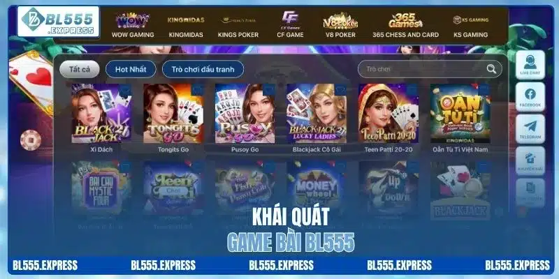 Khái quát game bài BL555