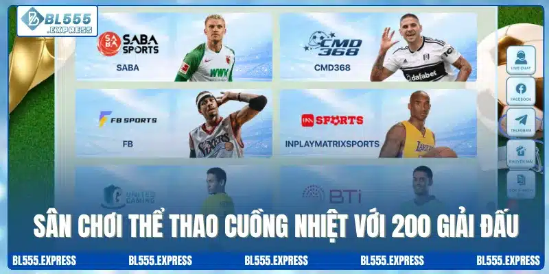 Sân chơi thể thao cuồng nhiệt với 200 giải đấu