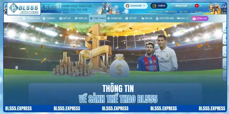 Thông tin về sảnh thể thao BL555